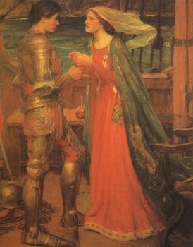 John William Waterhouse : Tristram and Isolde